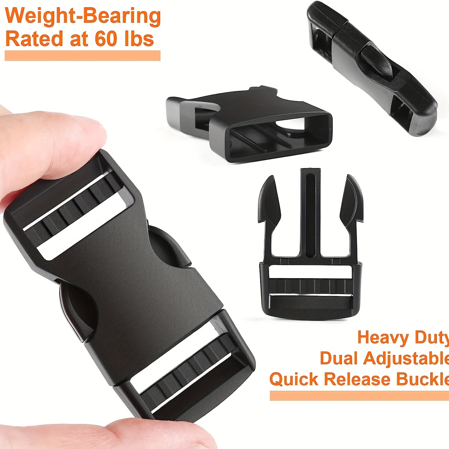 Plastic Buckles for Straps 1: Quick Side Release Buckle Clip 4