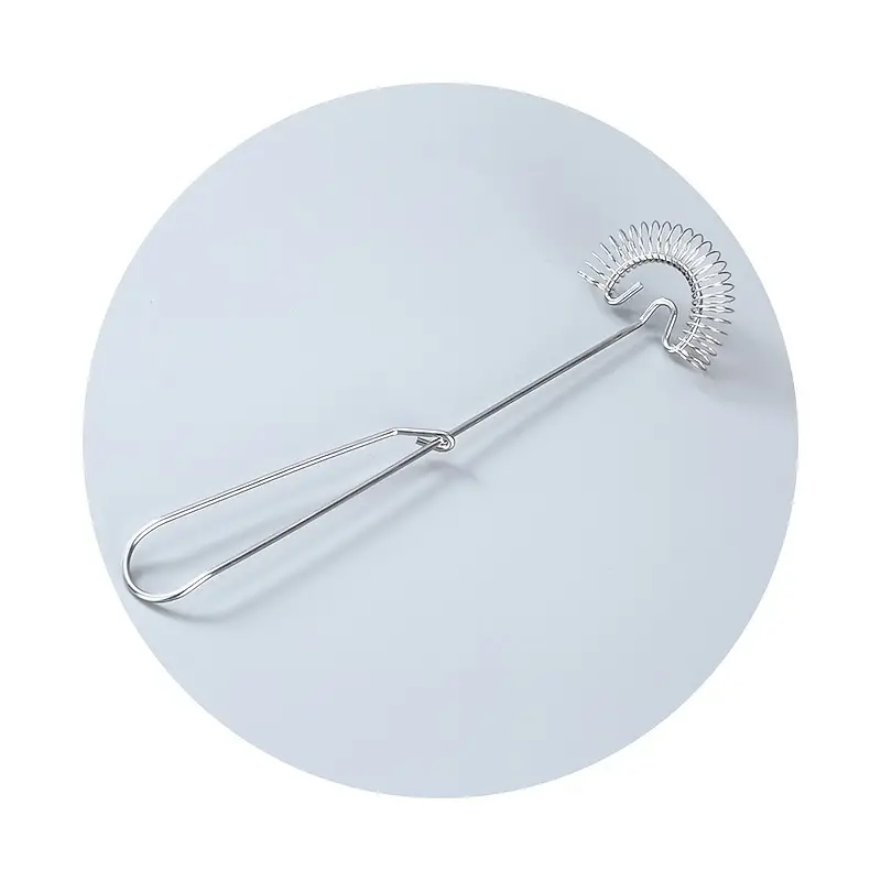 Stainless Steel Egg Beater, Wire Coil Spiral Whisk, 7 Inch