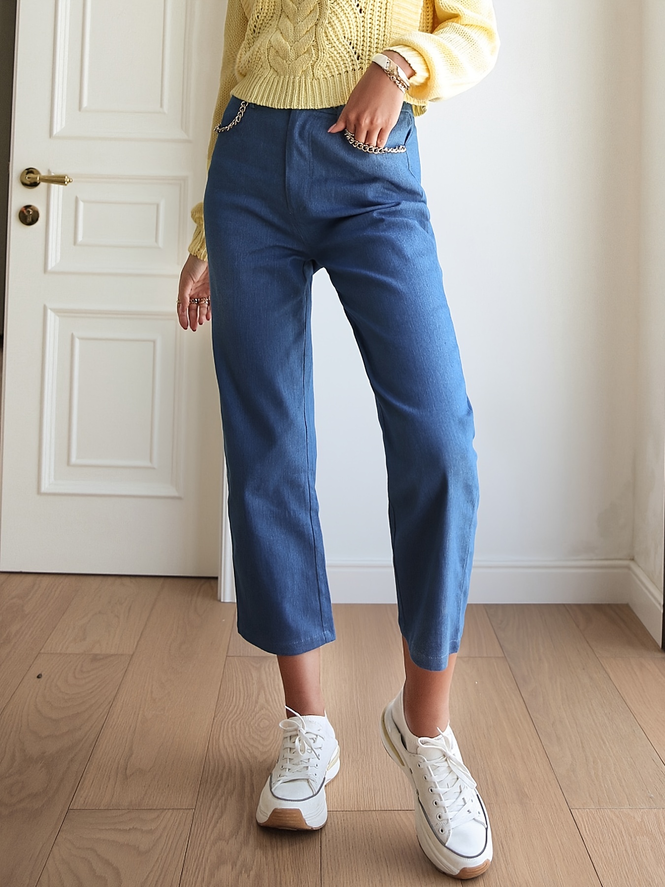 Women's Wide Leg Dress Pants High Waisted Flowy Baggy Casual Pants 2023  Trendy Office Business Work Trousers with Pockets