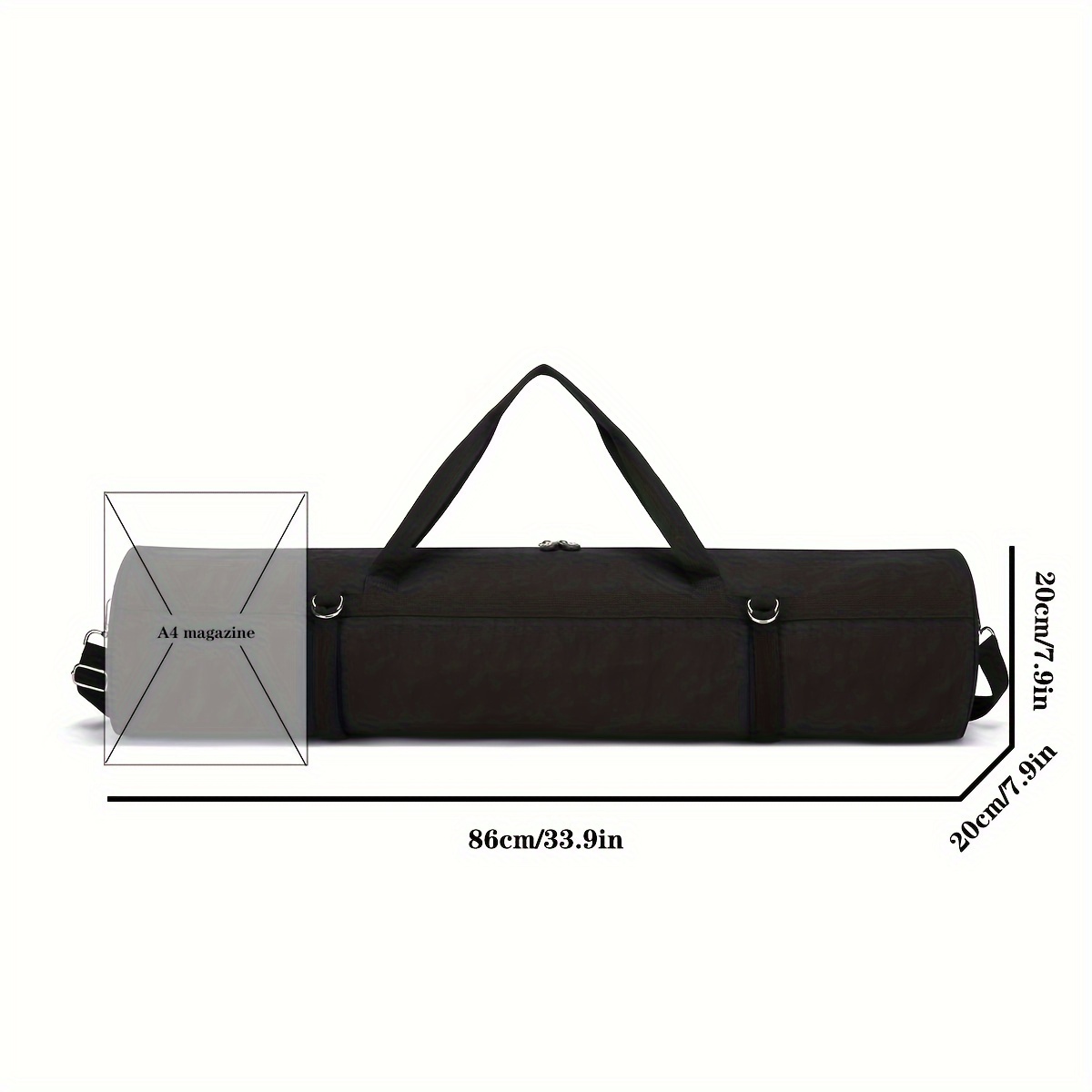 Yoga Mat Bag Gym Bag Simple Sports Bag Large Capacity - Temu Canada