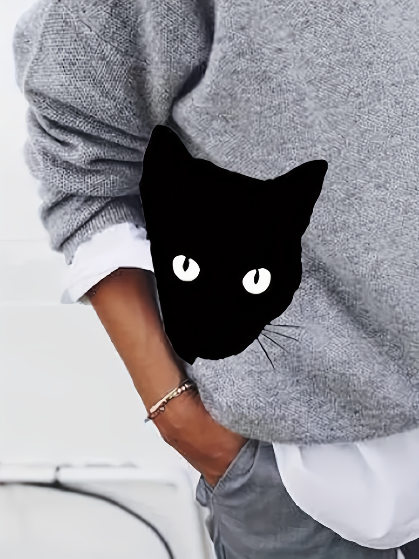 Peeking sale cat sweater