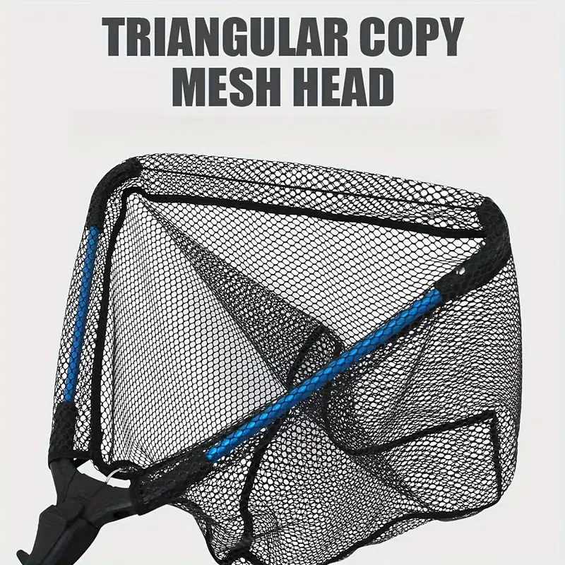 Retractable Folding Fishing Net, Silicone Mesh Fishing Pocket, Portable  Anti-hanging Net