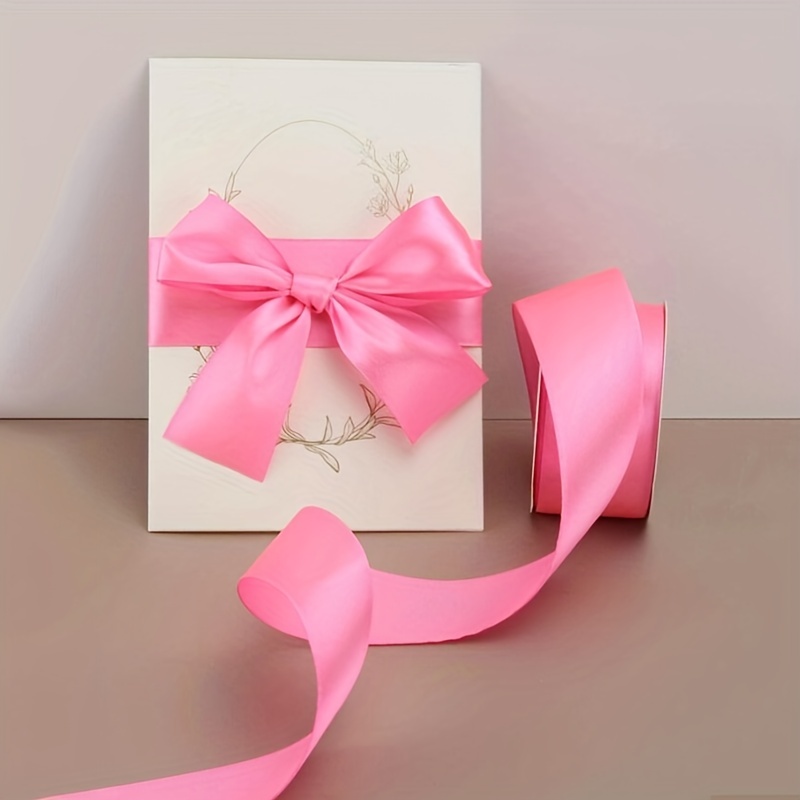 Bouquet Packaging Ribbon Color Silk Ribbon For Gift - Temu