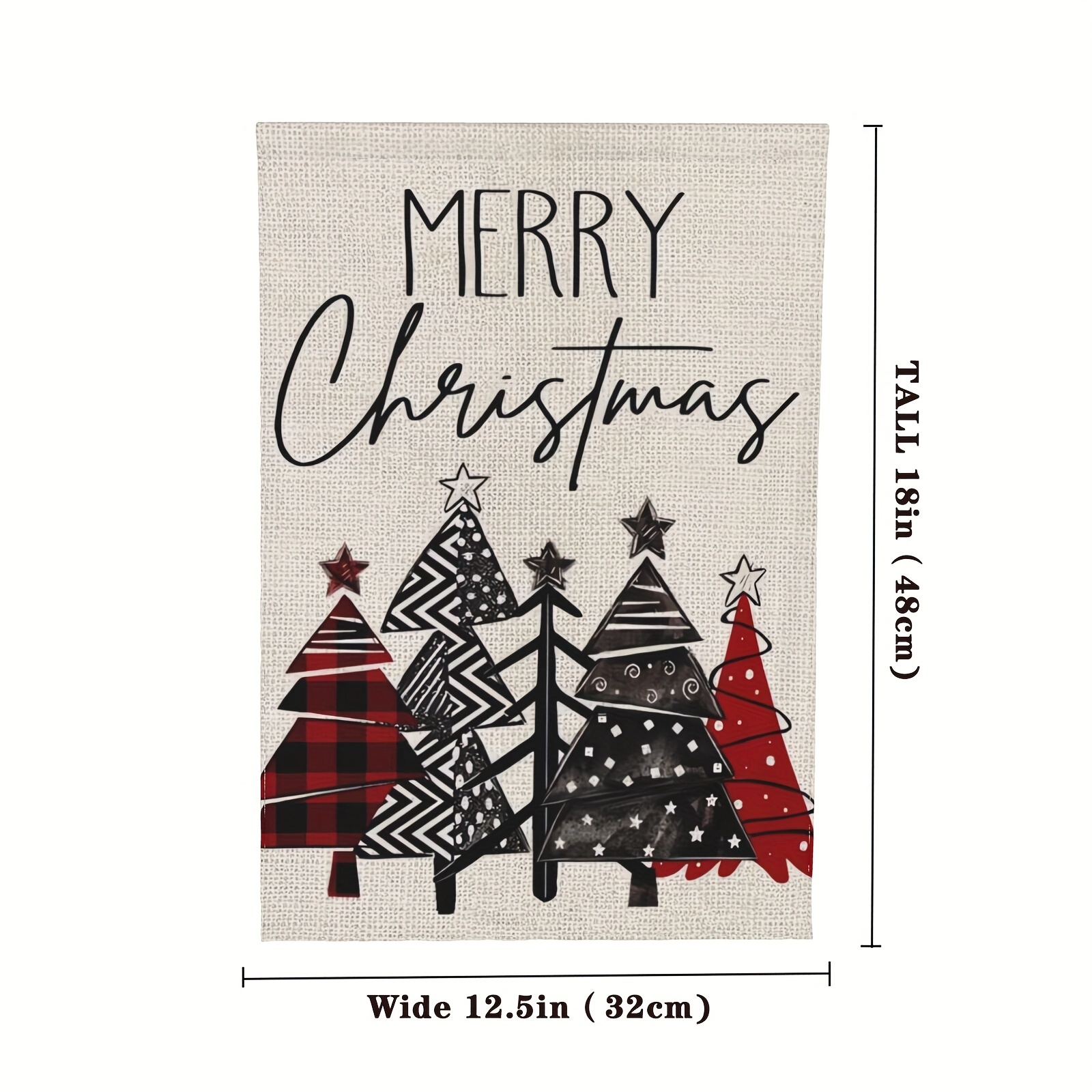 1pc Merry Christmas Garden Flag Winter Outdoor Christmas ...