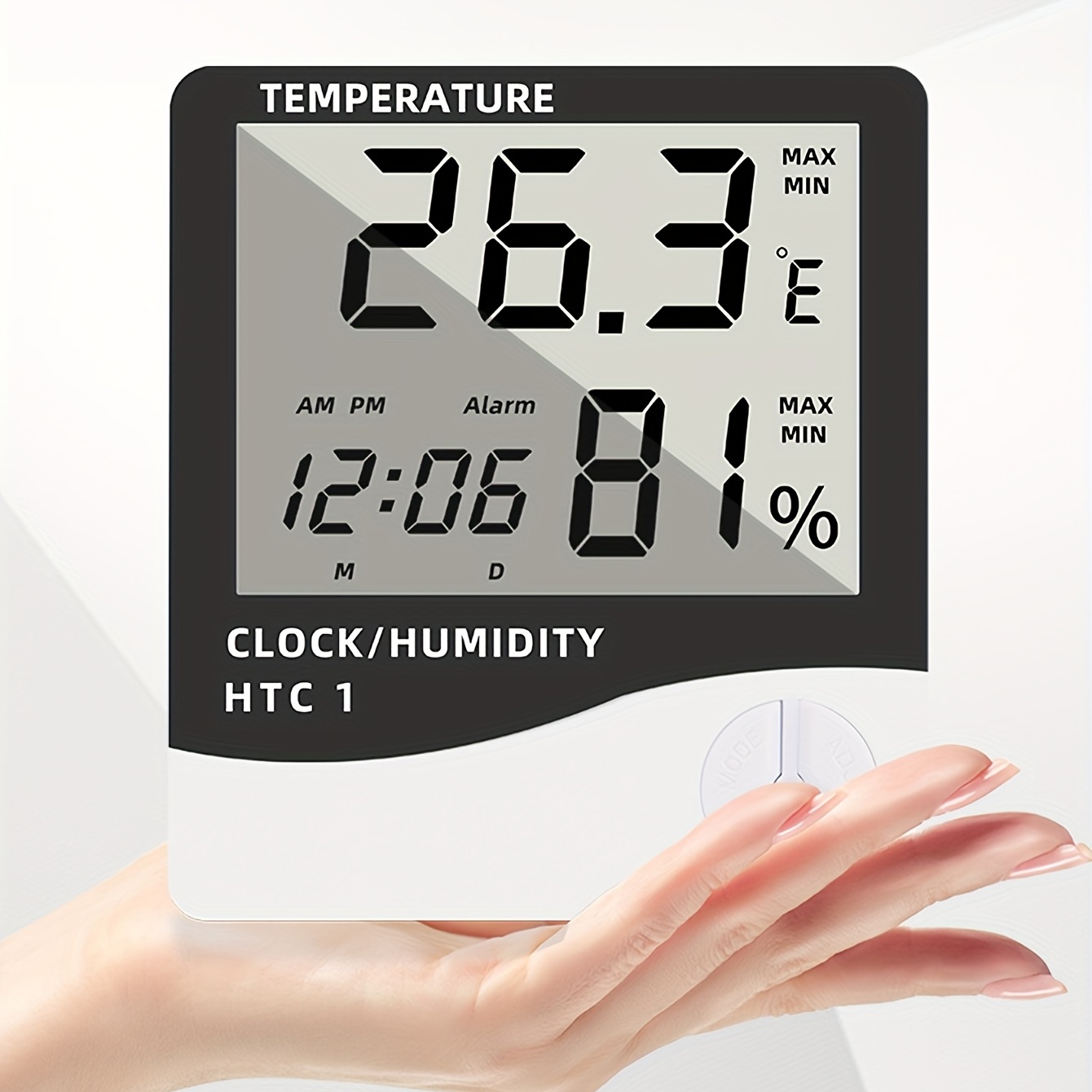 1pc Accurate Indoor Thermometer with Humidity Monitor - Digital Temperature  Gauge for Home, Office, and Nursery