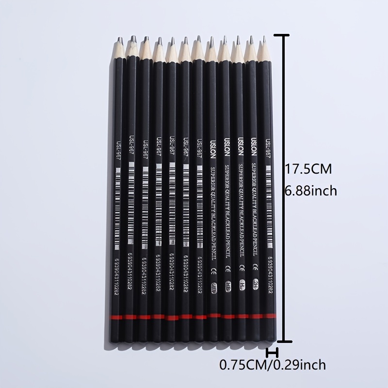 Professional Sketch Pencil Set Hb 2b 6h 4h 2h 3b 4b 5b - Temu