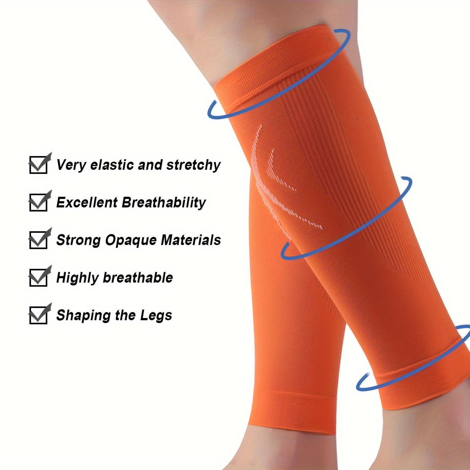 Calf Compression Sleeves Medical Footless Compression Flight Socks