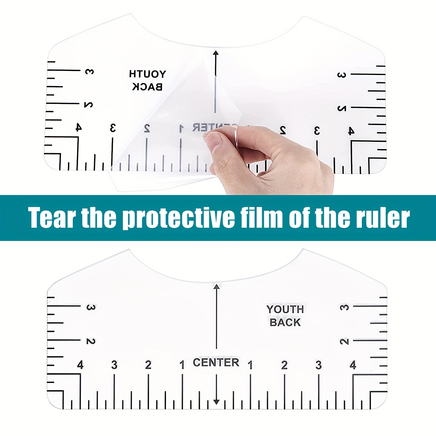 T Shirt Ruler Guide T-Shirt Alignment Tool - Centering Tool | HTV Alignment