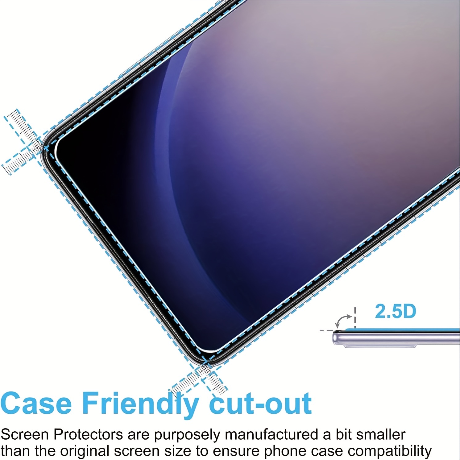 Protection d'écran Samsung Galaxy S23 Ultra en verre trempé full size en  2023