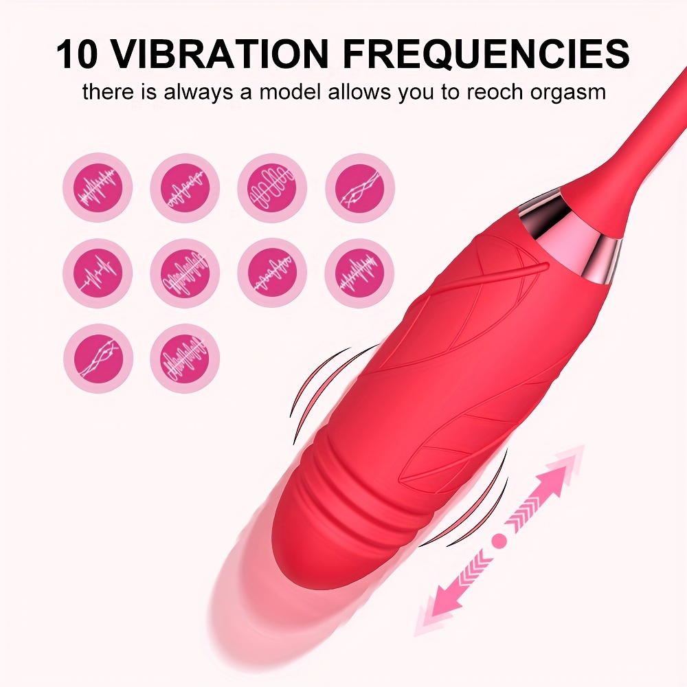 Rose Toy For Women Vibrator And Toys With 10 Vibrating, Gifts For Women  High Quality