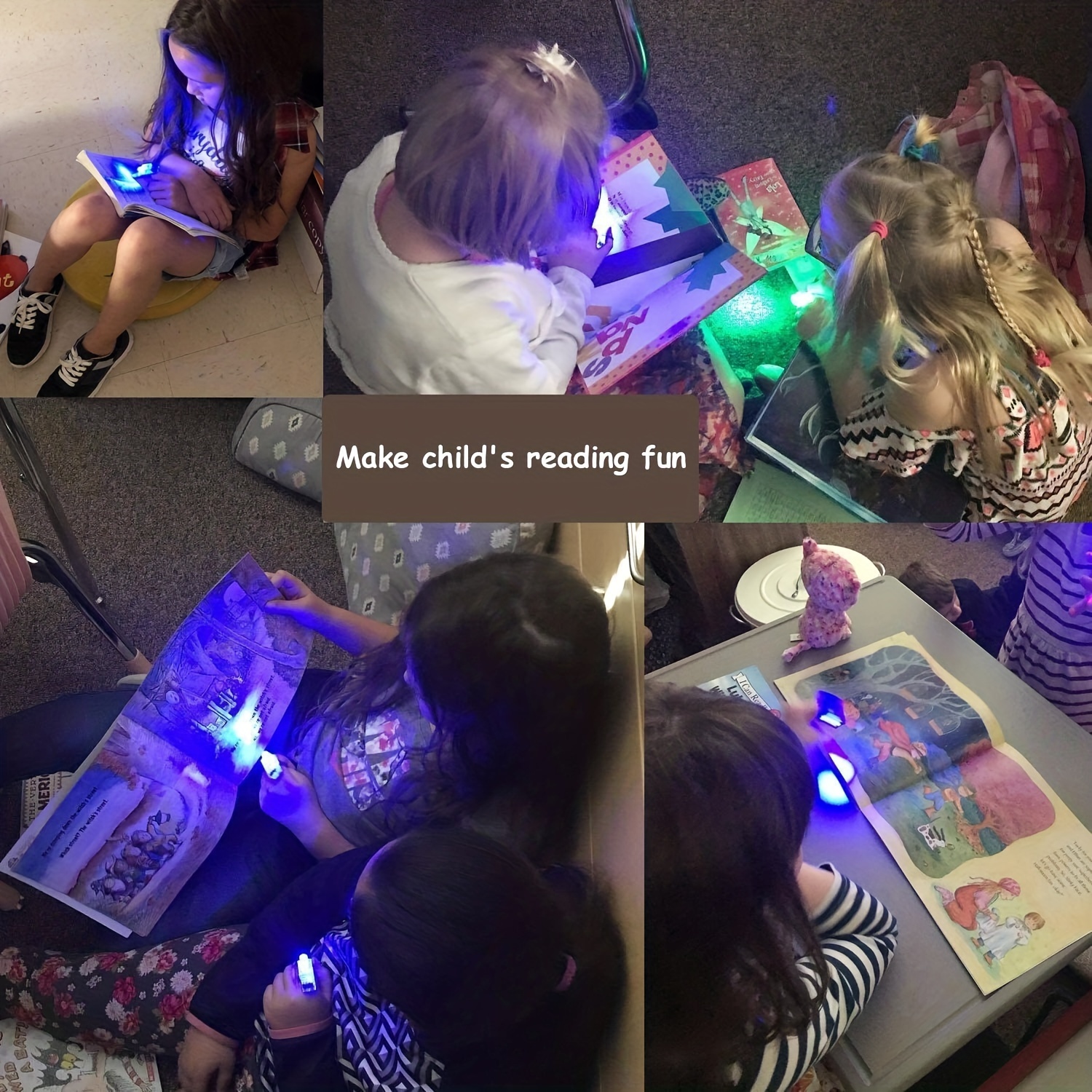 Finger-Taschenlampen, Set mit 35 Stück, LED-Taschenlampen zum Aufstecken  auf die Finger, superhell, Rave-Fingerlichter : : Spielzeug
