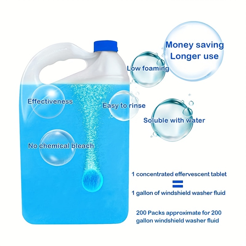 Car Glass Water Film Remover Effervescent Tablets