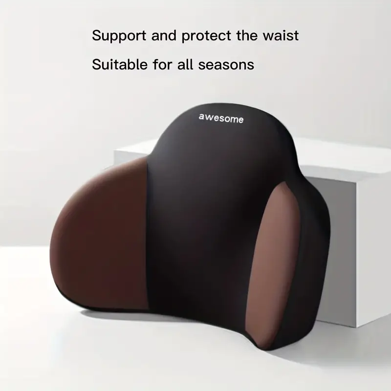 New Lumbar & Neck Support Car Pillow Set, Four Seasons, Suitable