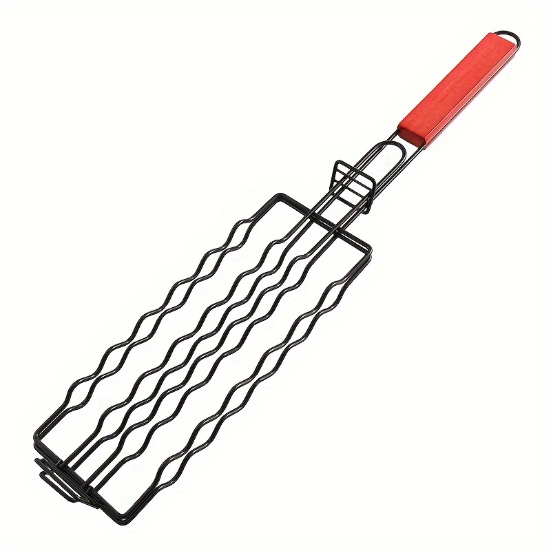 1pc,Sausage Grilling Basket,Metal Mesh Rack Baskets Grill Rack