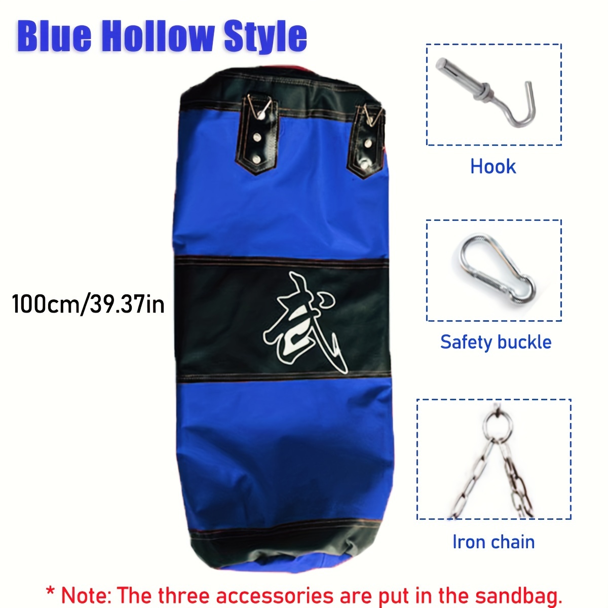 Bolsa de boxeo sin relleno, saco de arena colgante para kárate, Fitness,  Muay Thai - AliExpress