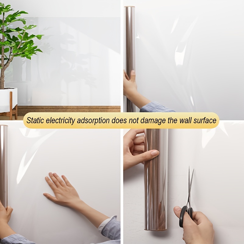 Transparent Wall Protection Film Non sticky Electrostatic - Temu
