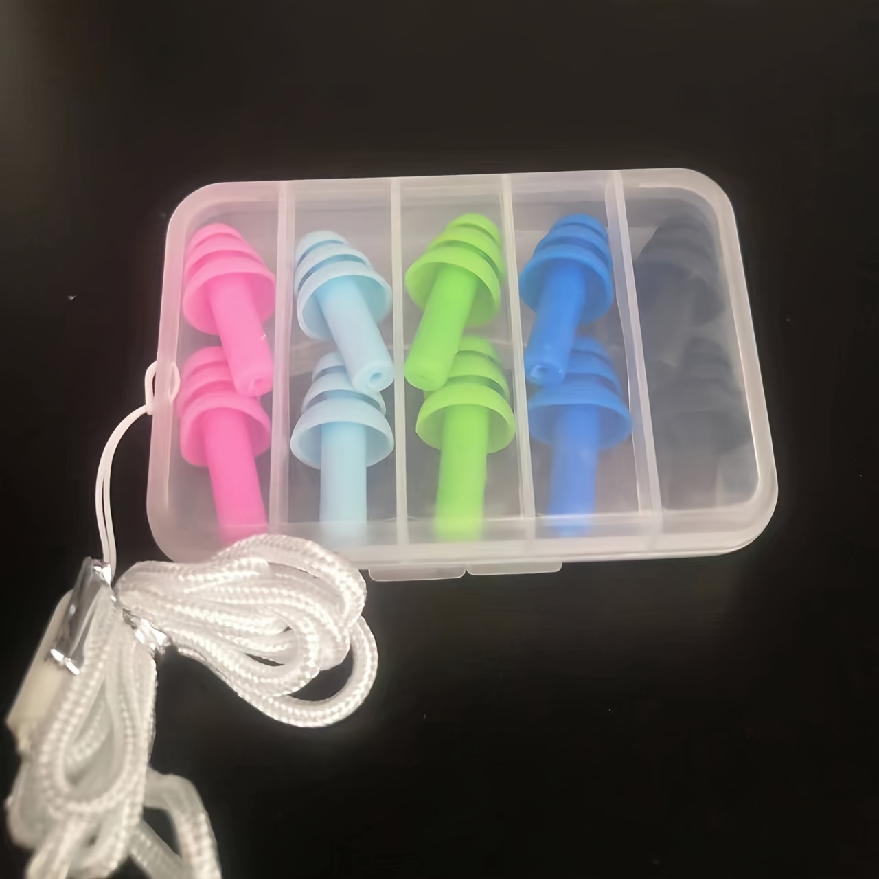 Tapones de silicona reutilizables para los oídos, impermeables