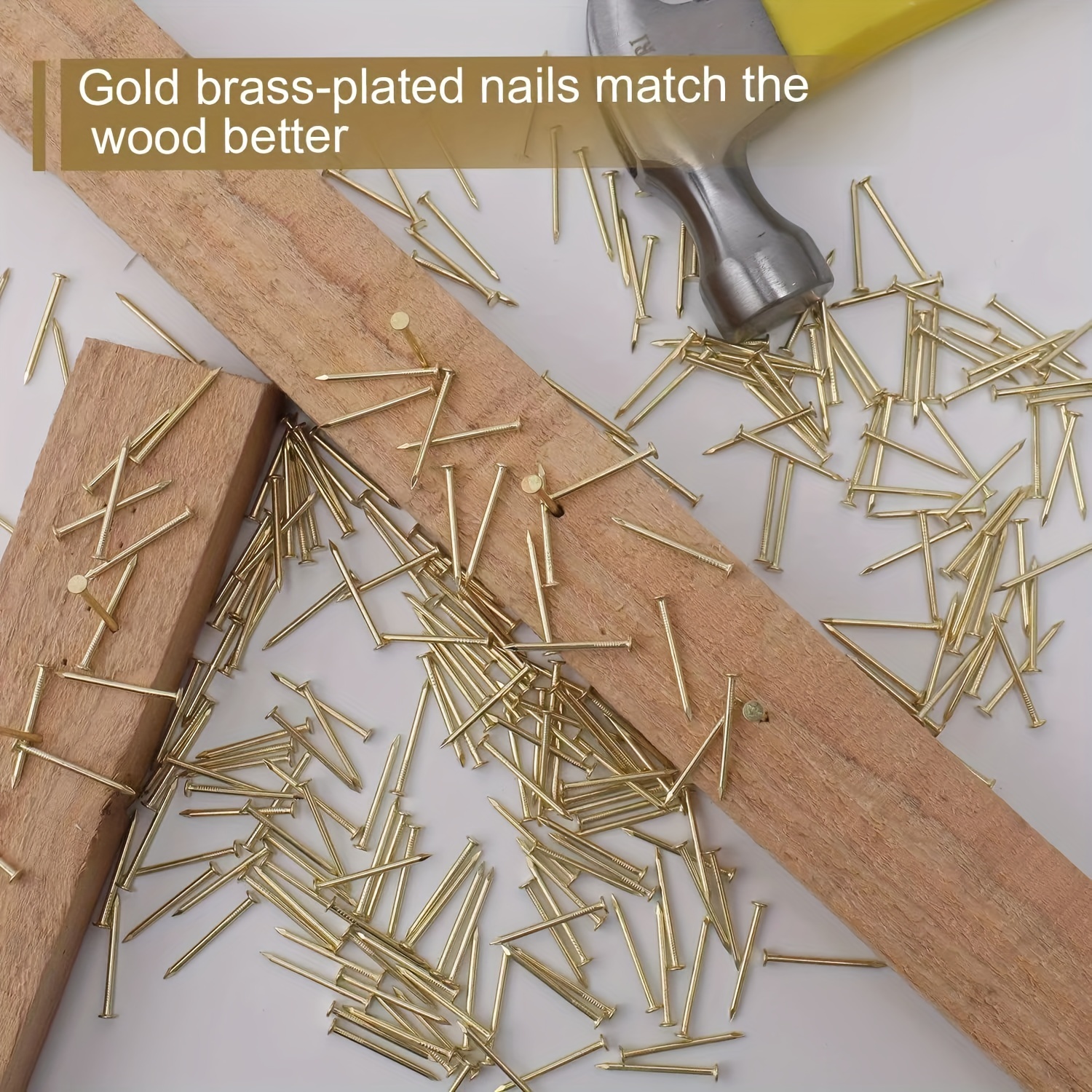 280pcs 6 Sizes Galvanized Nails Assortment Kit with Storage Box