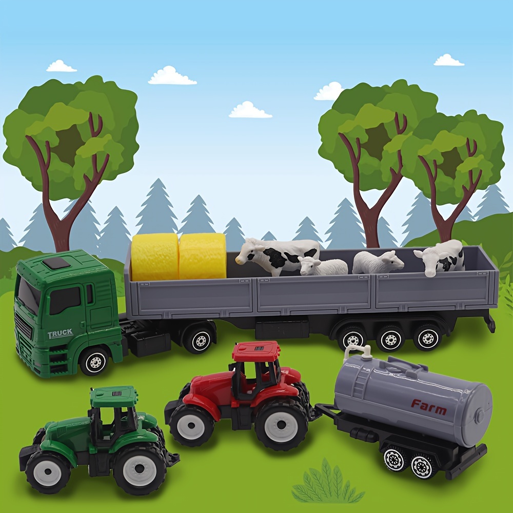  BOLZRA Figuras de animales de granja grandes, simulación  realista, figuras de granja de plástico gigante, juguetes de animales,  juego educativo de aprendizaje, recuerdos de fiesta, juguetes de baño,  adornos para cupcakes