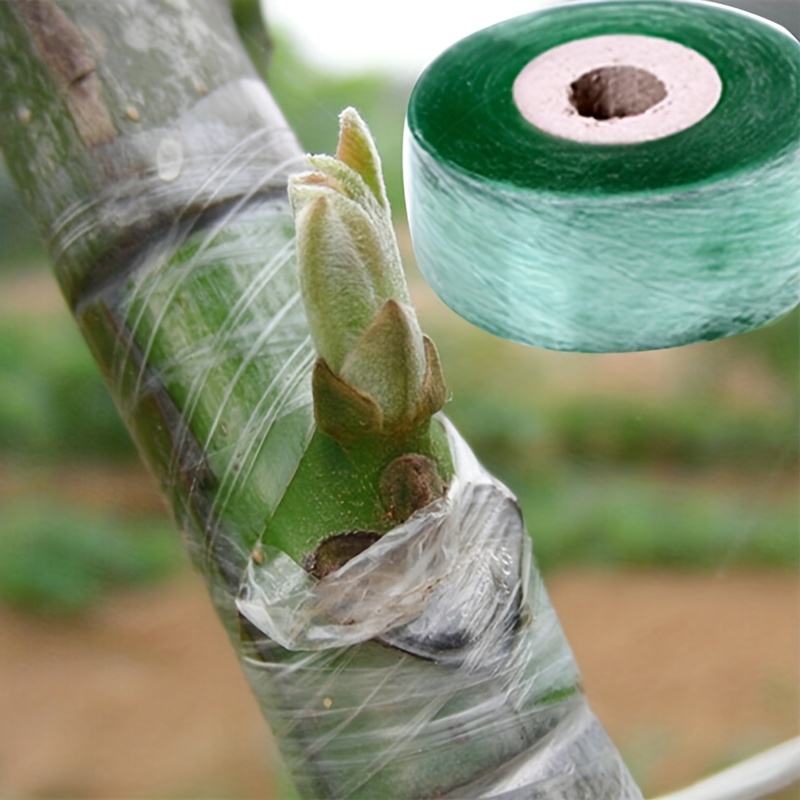1 Roll Garden Fruit Tree Binding Grafting Film Tape Tying Strap Ribbon Tool Portable Durable Tying Film Garden Tool Grafting Tape Green