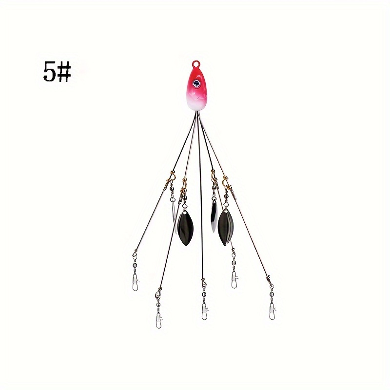 5 Arms Umbrella Rig Fishing Ultralight Tripod Bass - Temu Norway