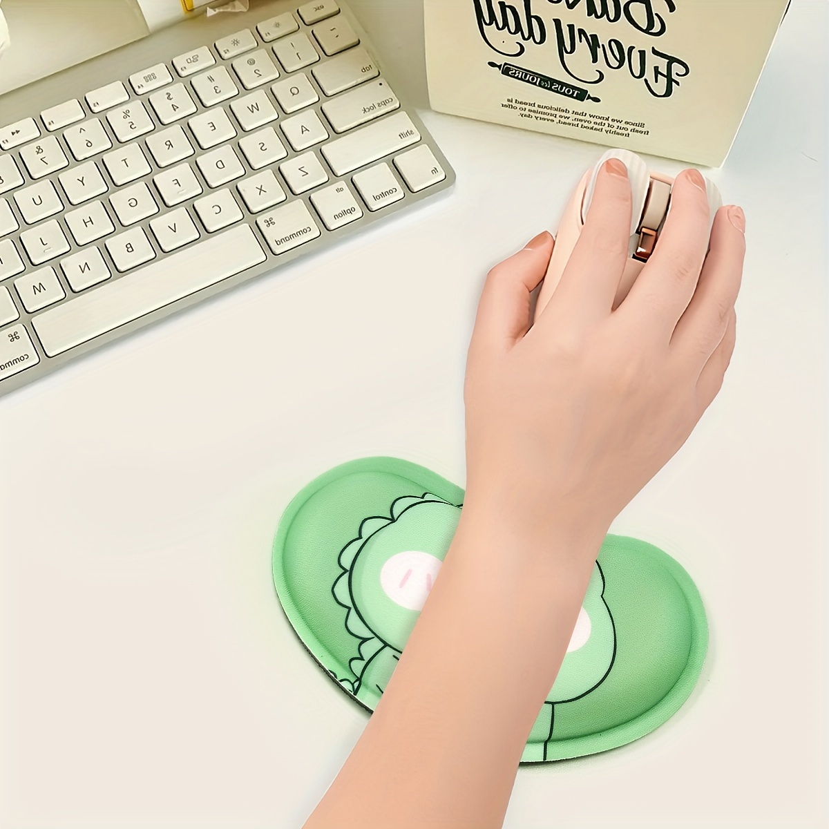 Cartoon Cute Mouse Pad Wrist Rest Suitable For Office Gaming - Temu ...