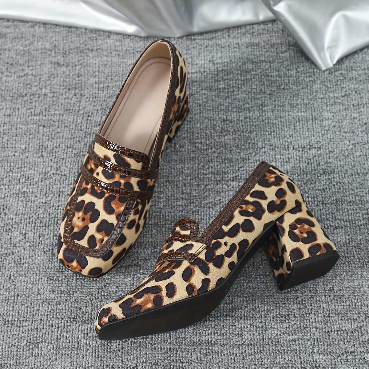 Office leopard deals print shoes