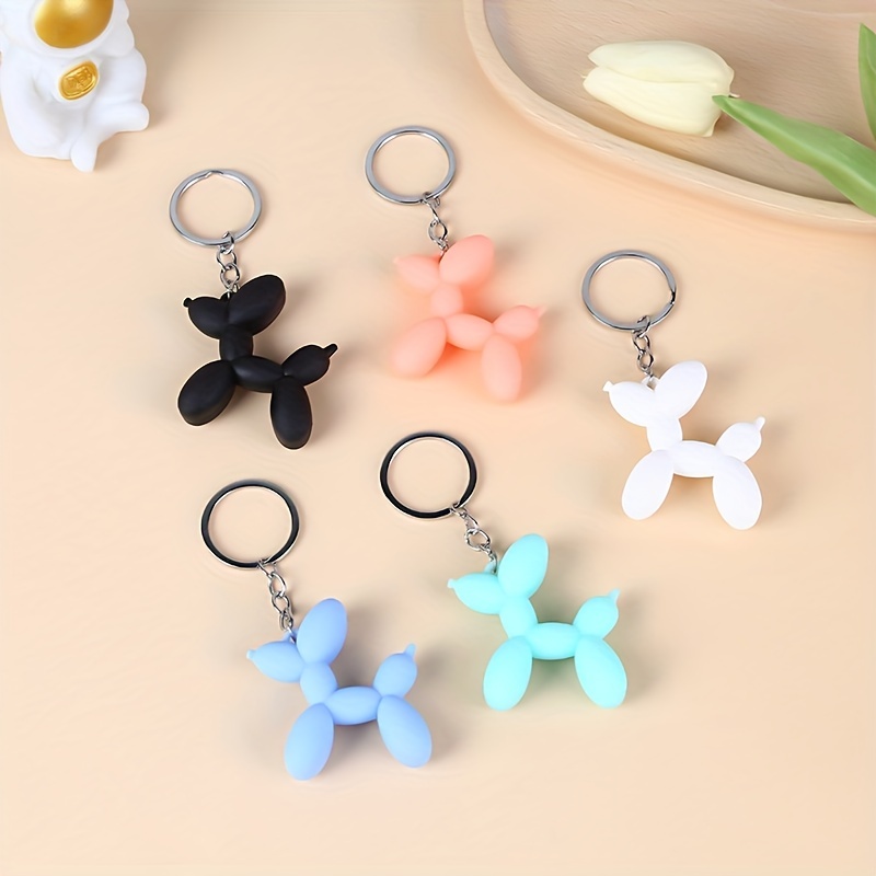 Balloon Dog Keychain, Cute Animal Balloon Puppy Keychain, Car Keys Keyring  Backpack Wallet Charm Pendant For Men - Temu