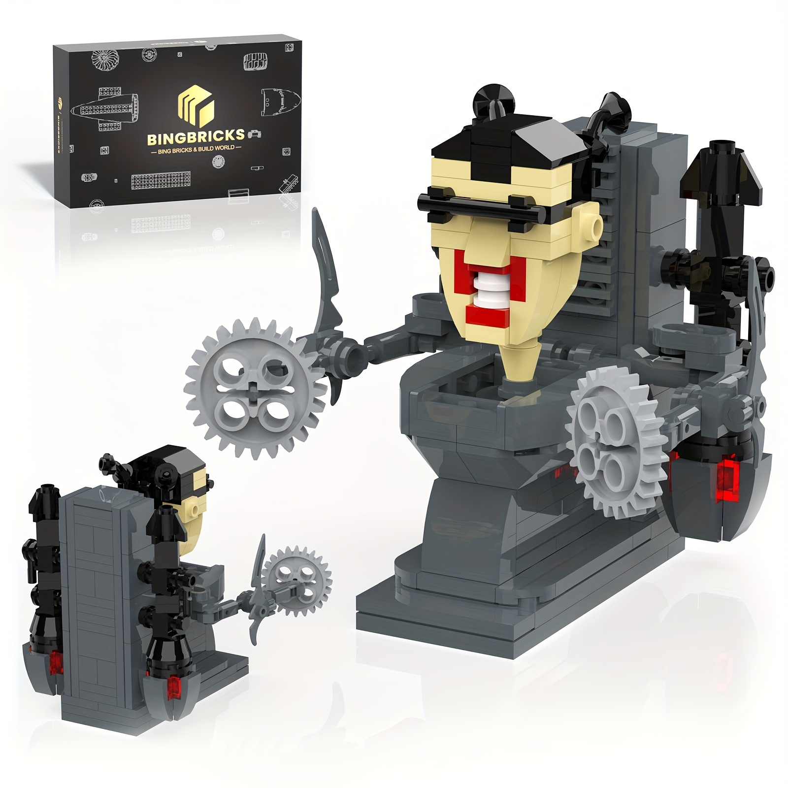 Skibidi Toilet Chainsaw Toilet Man Monster Building Brick Set, Compatible  with Lego, Creative Toys, Popular Video Peripherals, Gift for Your Favorite