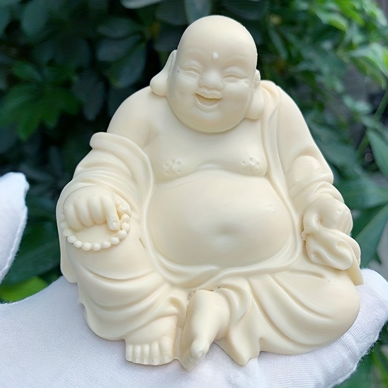 Cute Small Buddha Statue Ceramic Little Cute Buddha Statue - Temu