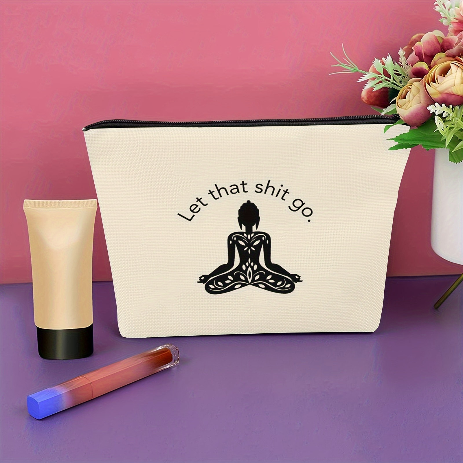  Yoga Lover Gift Makeup Bag Yoga Gifts for Women Yoga