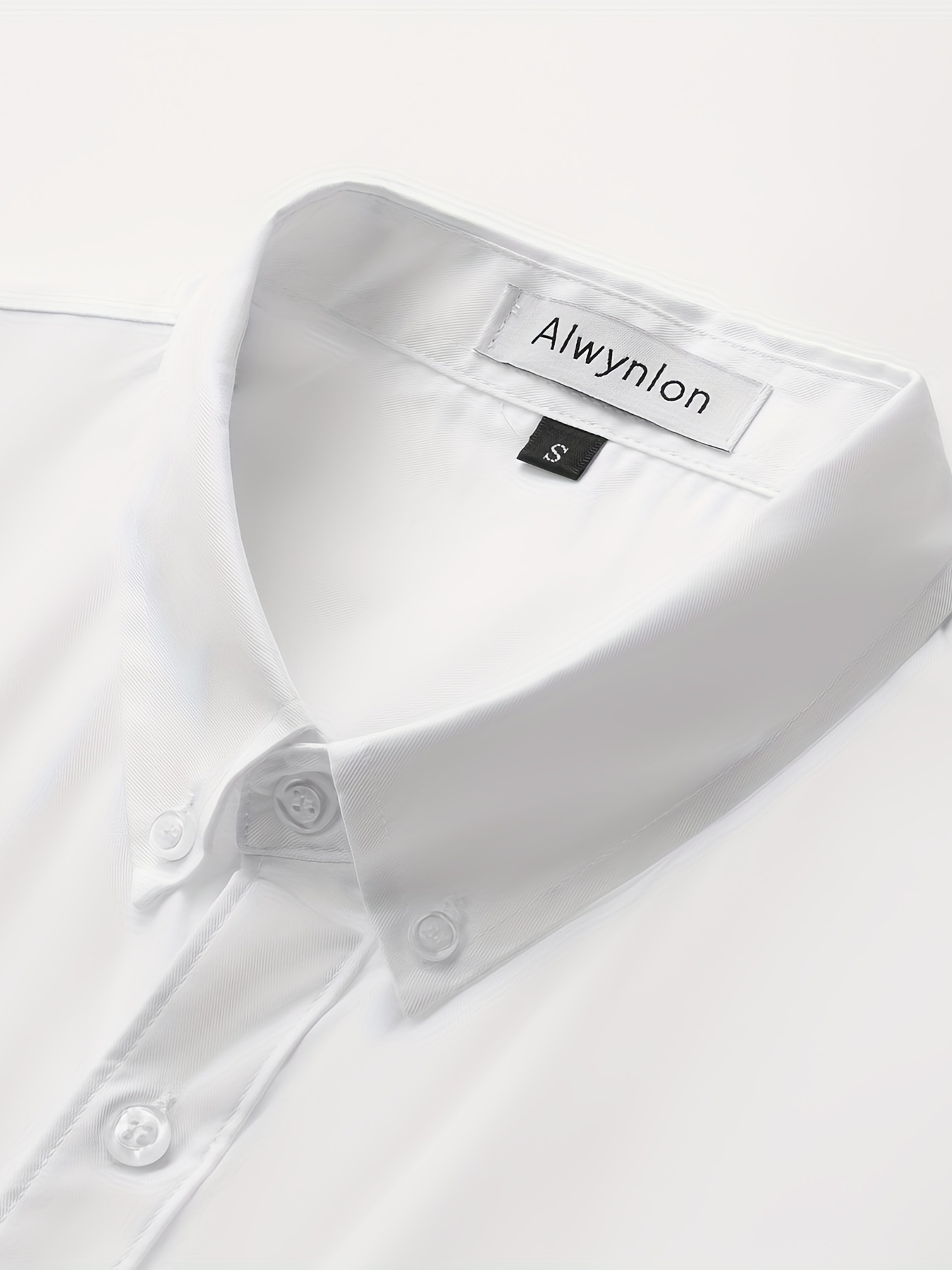 plain white business shirt