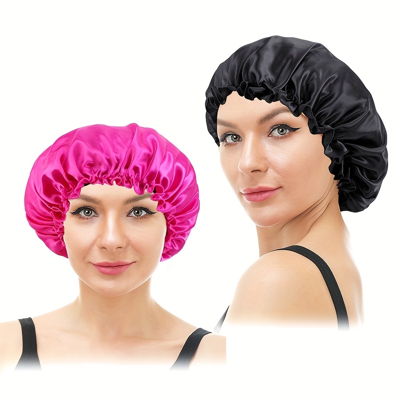 Satin Nightcap Women Soft Comfortable Hair Care Bonnet - Temu