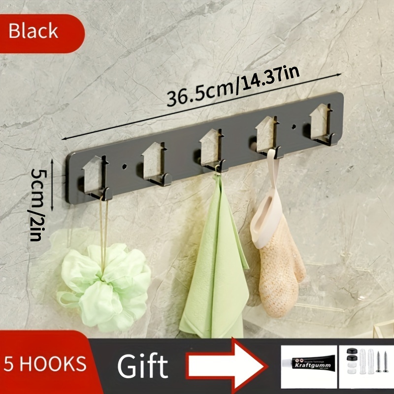 Top 1 Self-adhesive Robe Hooks Wall Hook Coat Rack Towel Coat Hook Bathroom  Hooks Wall Hanging Clothing Hanger Hooks Accessories - AliExpress