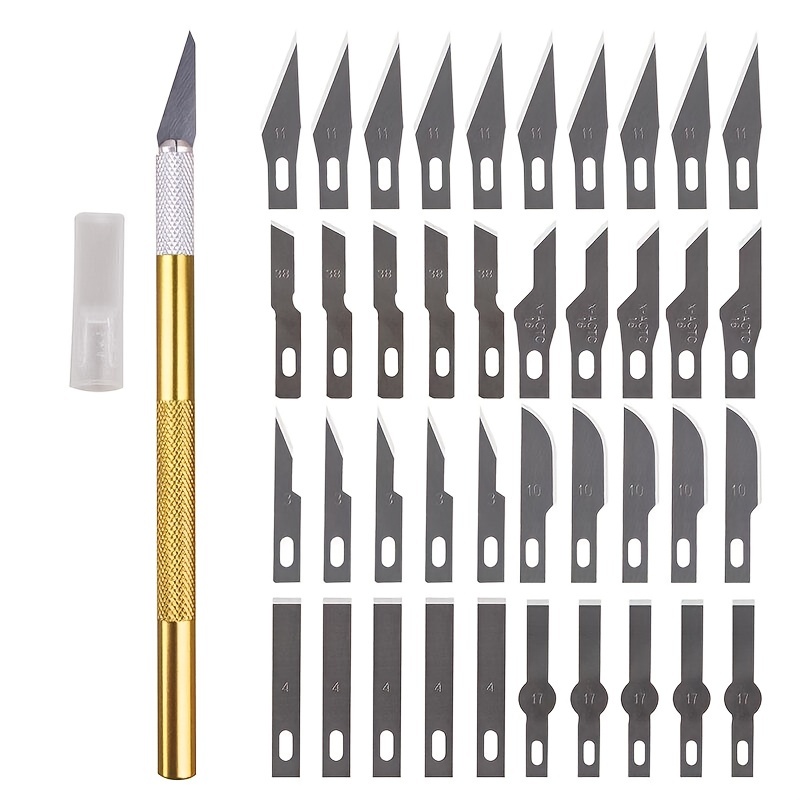 Non-Slip Metal Scalpel Knife #11 Precision Sharp Carving Engraving