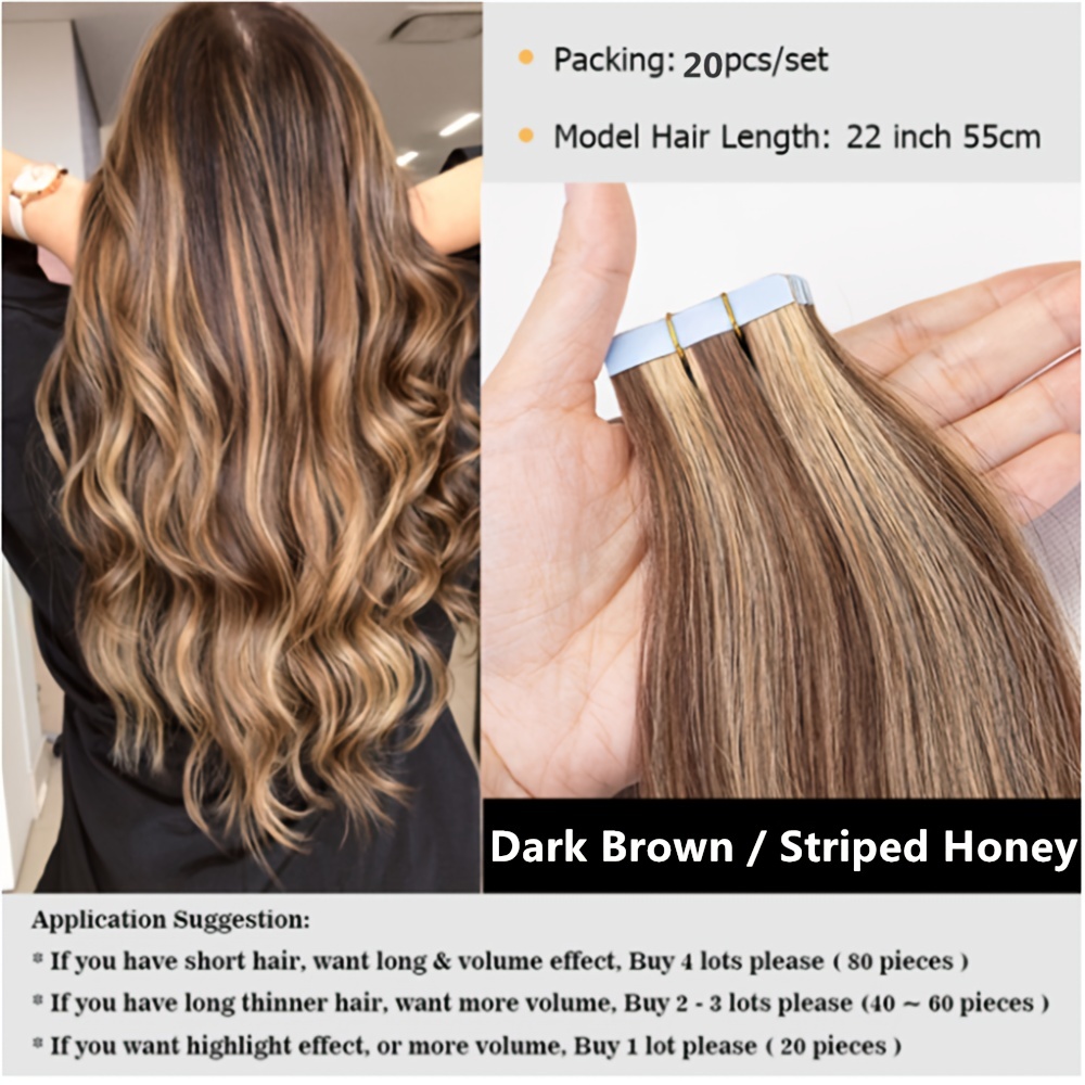 Tape in hair outlet extensions 80 pieces