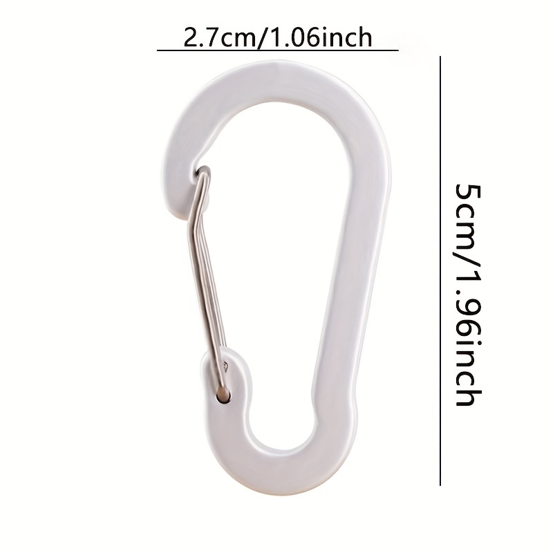 10pcs Quick drawing Aluminum Key Clip for Outdoor Activities
