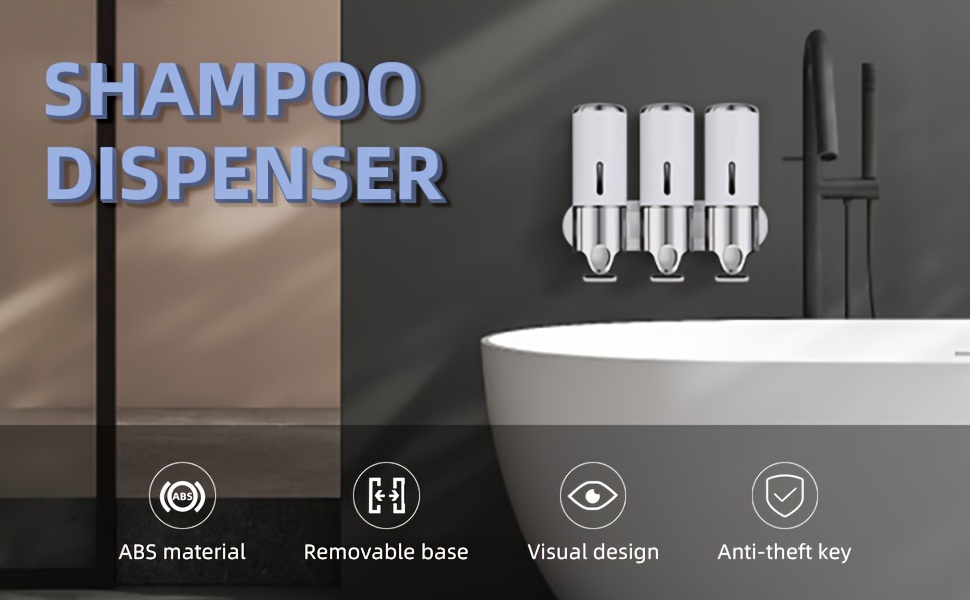 Dispenser Sapone Doccia 3 In 1 Dispenser Lozione Bagno - Temu Switzerland