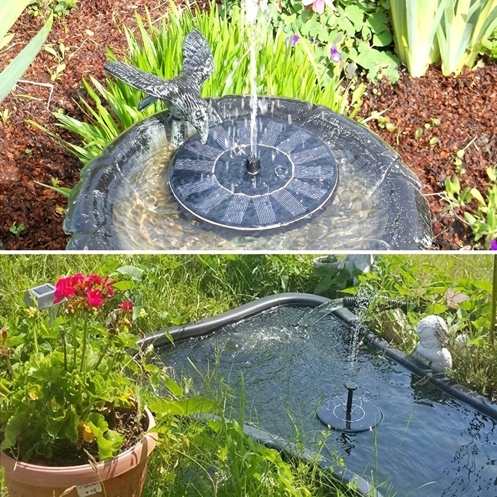 Fontaine solaire à ventouses pour la maison, le jardin, la piscine