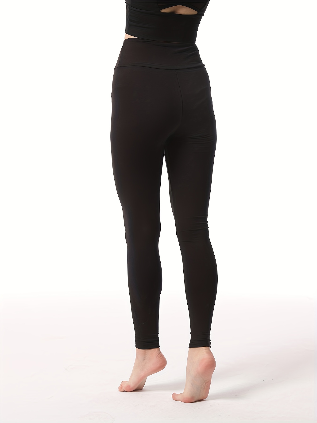 Super Soft High Waist Yoga Pants Cutout Ripped Design Women - Temu