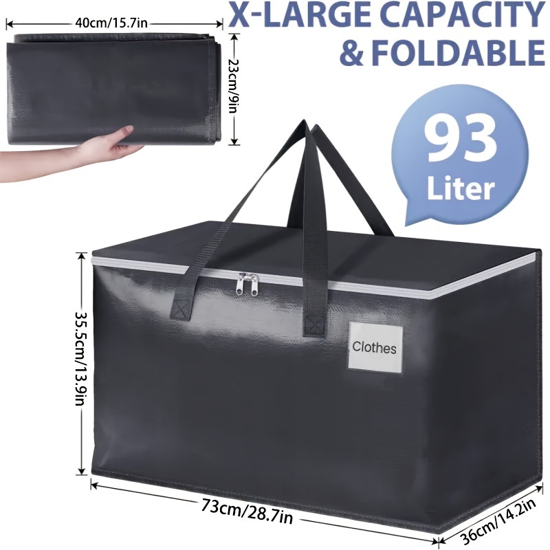 Faltbare Einkaufstasche mit Reißverschluss 39 x 40 cm