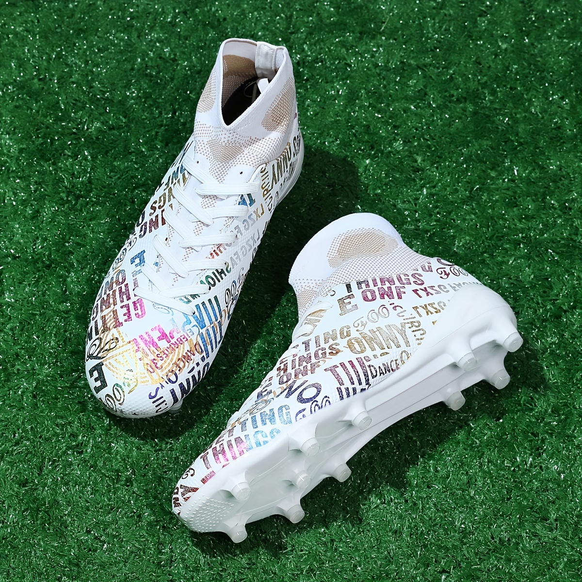 Tacos de fútbol para hombres y mujeres al aire libre, unisex, botas de  rugby firmes