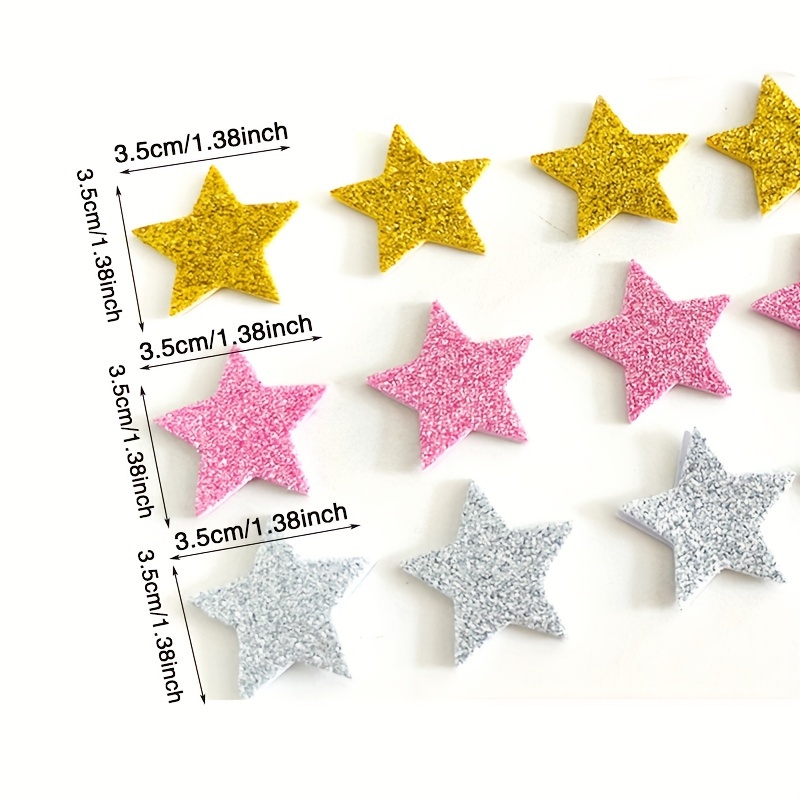 8 Styles Bronzing Snowflake Star Stickers Starry Sky Twelve - Temu