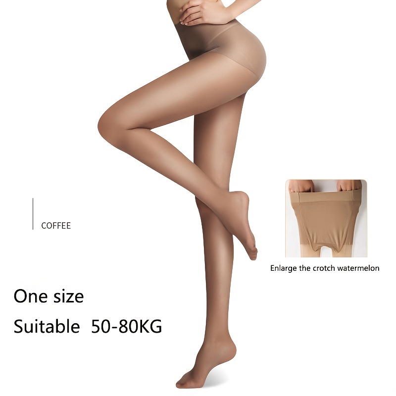 Solid Elastic Pantyhose Sexy Sheer Ultra thin Slimming Anti - Temu