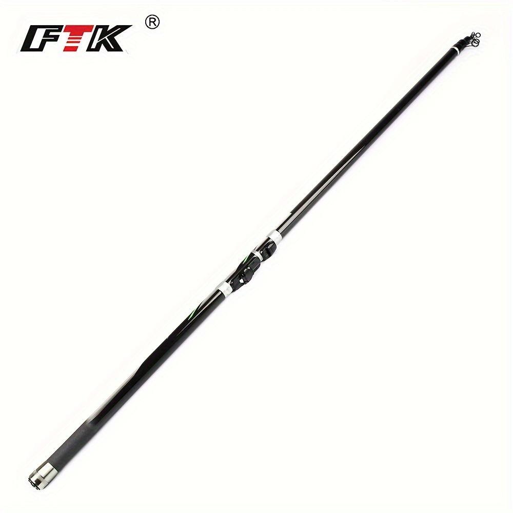 Ftk 2 section Fishing Rod Strong Carbon Fiber Casting Rod - Temu