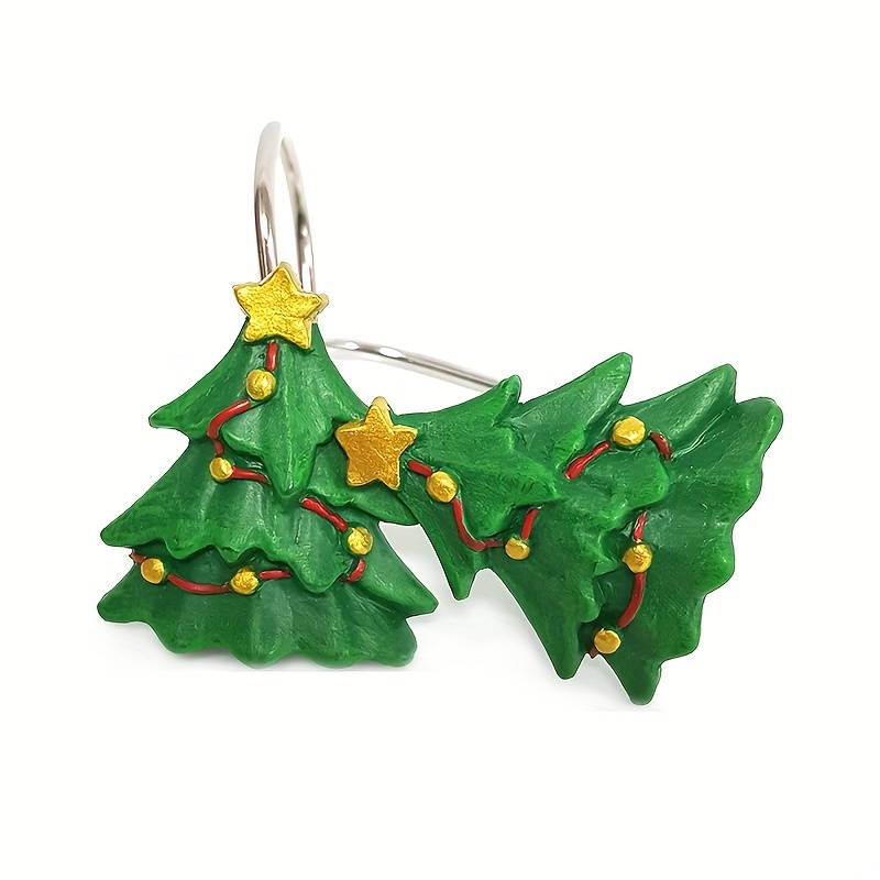 Christmas Bathroom Hook Resin Santa Claus Christmas Tree - Temu