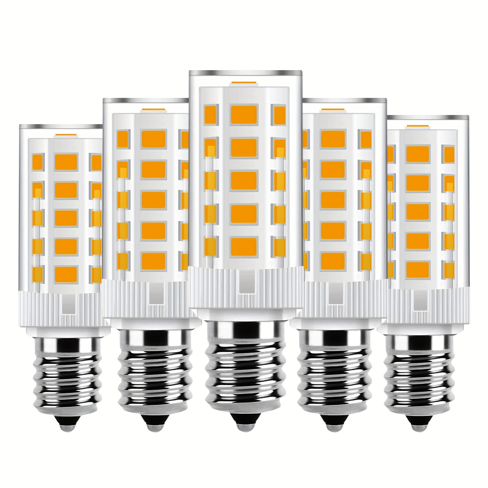  Ajuns Bombillas LED para ventilador de techo, equivalente a 40  W, 120 V, bombilla LED para candelabros, 5 W, luz blanca diurna, 5000 K,  utilizada para candelabros de rama, luz de