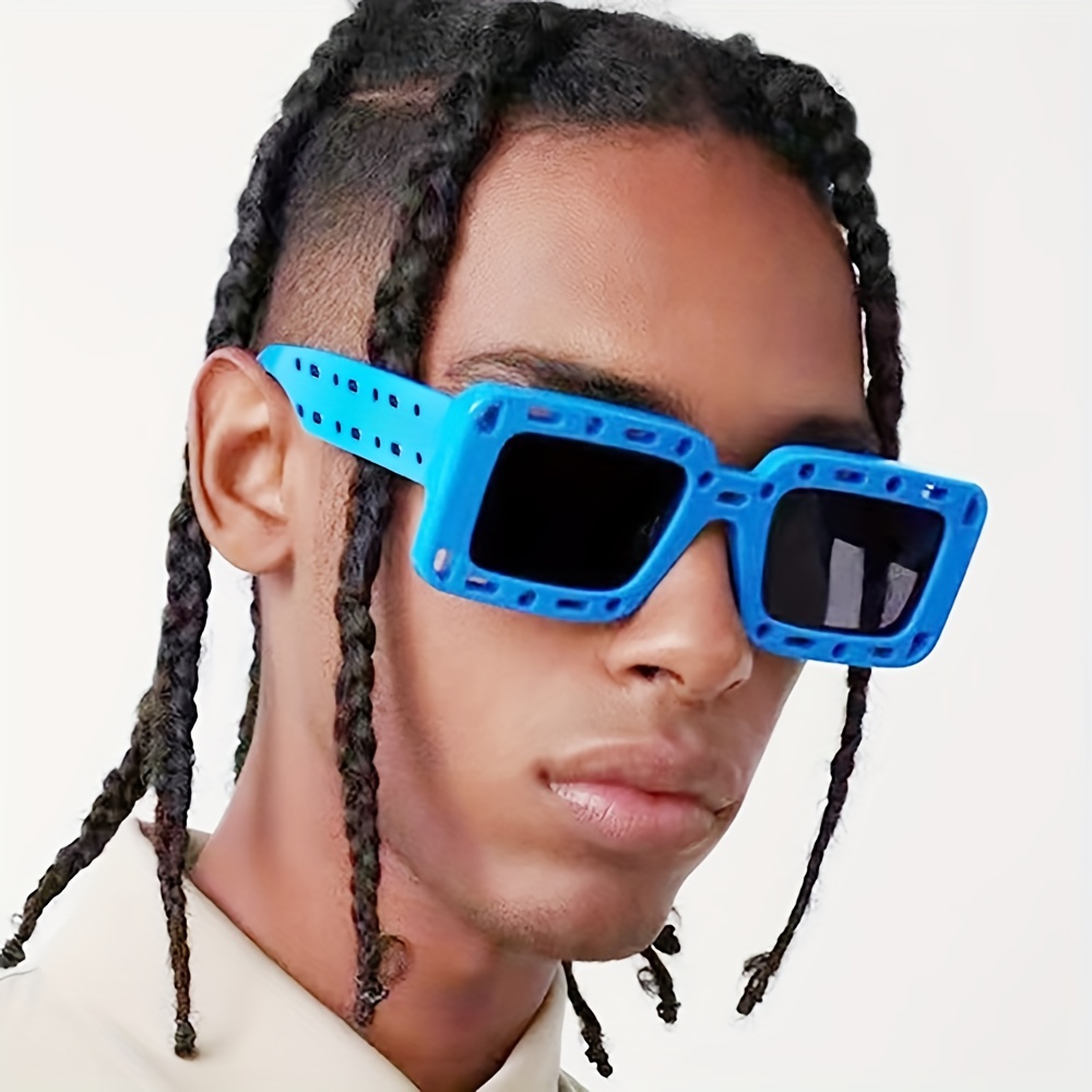 1pc Mens Retro Hip Hop Sunglasses Small Round Street Shooting Mini Glasses  Trendy Men And Women Funny Sunglasses - Jewelry & Accessories - Temu