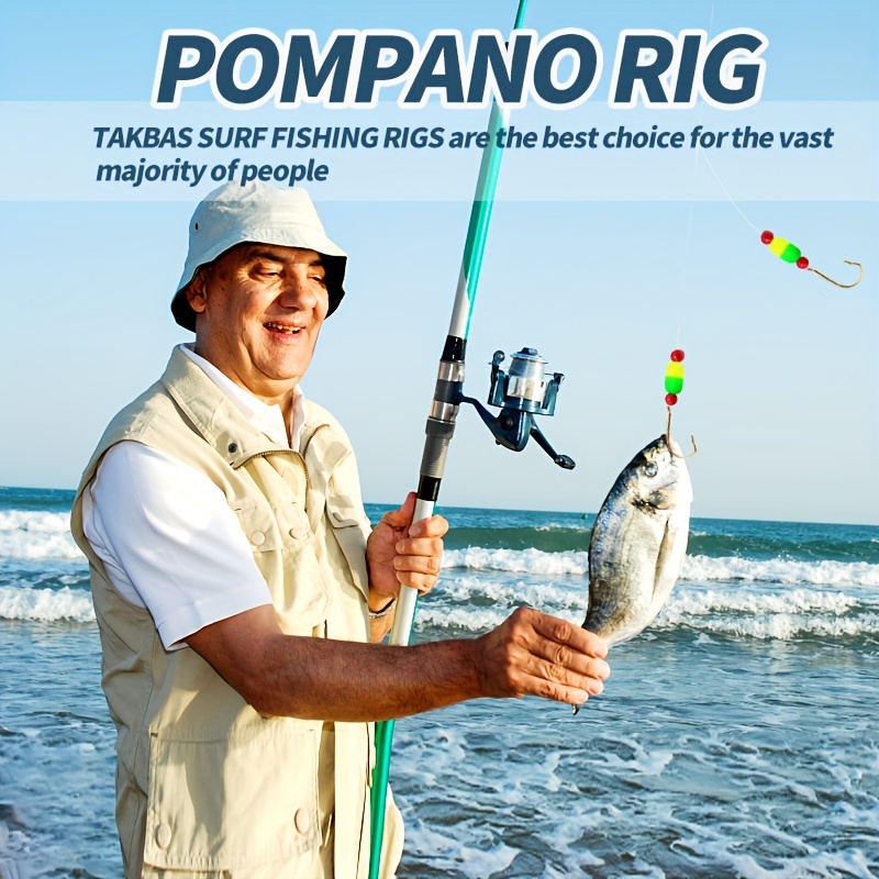  6 Pack Pompano Rigs Surf Fishing Rigs Saltwater