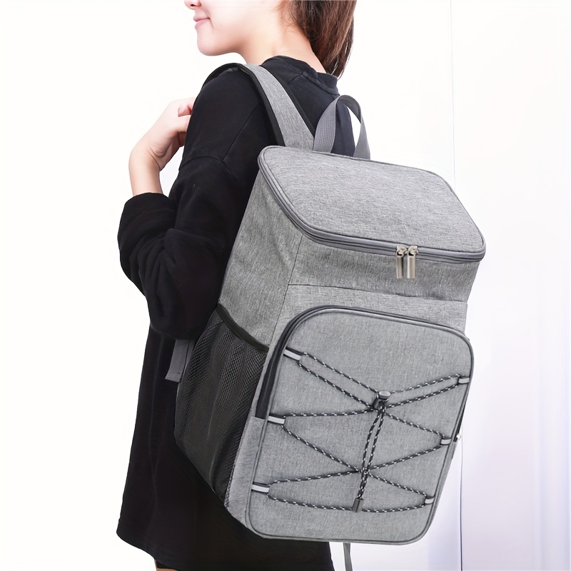  Mochila de almuerzo, mochila térmica aislada para portátil con  puerto USB para mujeres y hombres, mochila de almuerzo para hombres, mochila  de viaje para laptop de 17 pulgadas, bolsa térmica aislada 